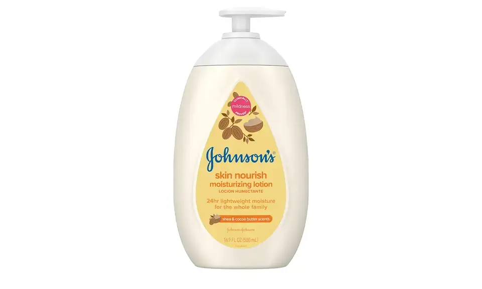 Johnson’s® Our Scents & Fragrance featuring Skin Nourish Moisture Lotion shea & cocoa scents Bottle Image