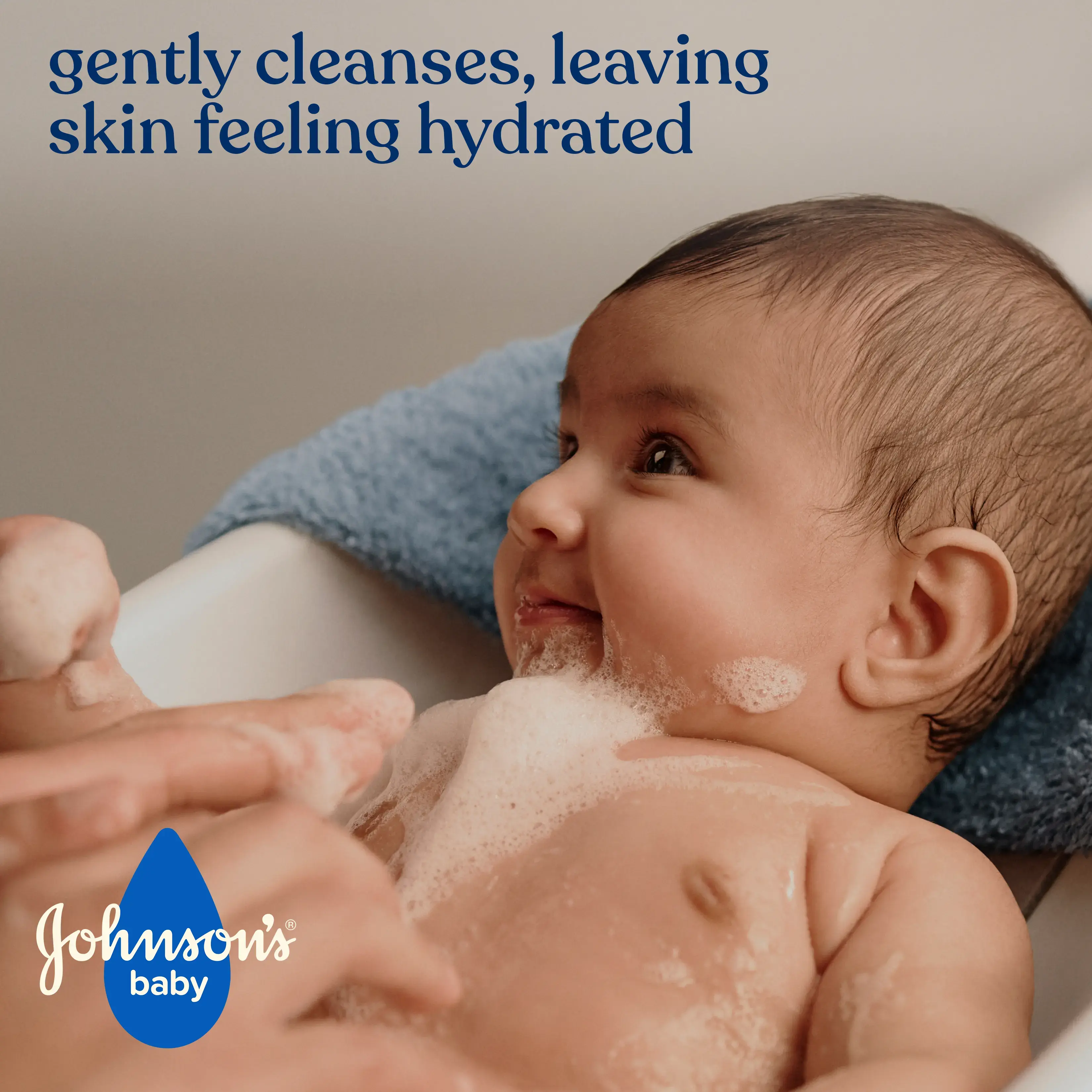 JOHNSON’S® Baby Wash Shampoo gently cleanses, leaving skin feeling hydrated
