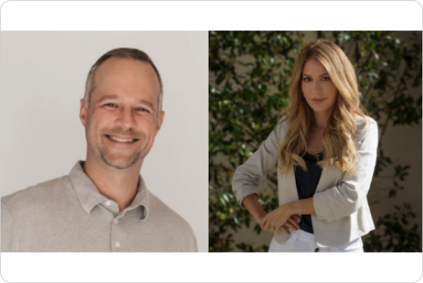 Jeff Fallis, Head of Sales, and Liz Oz, Head of Marketing at alwaysAI