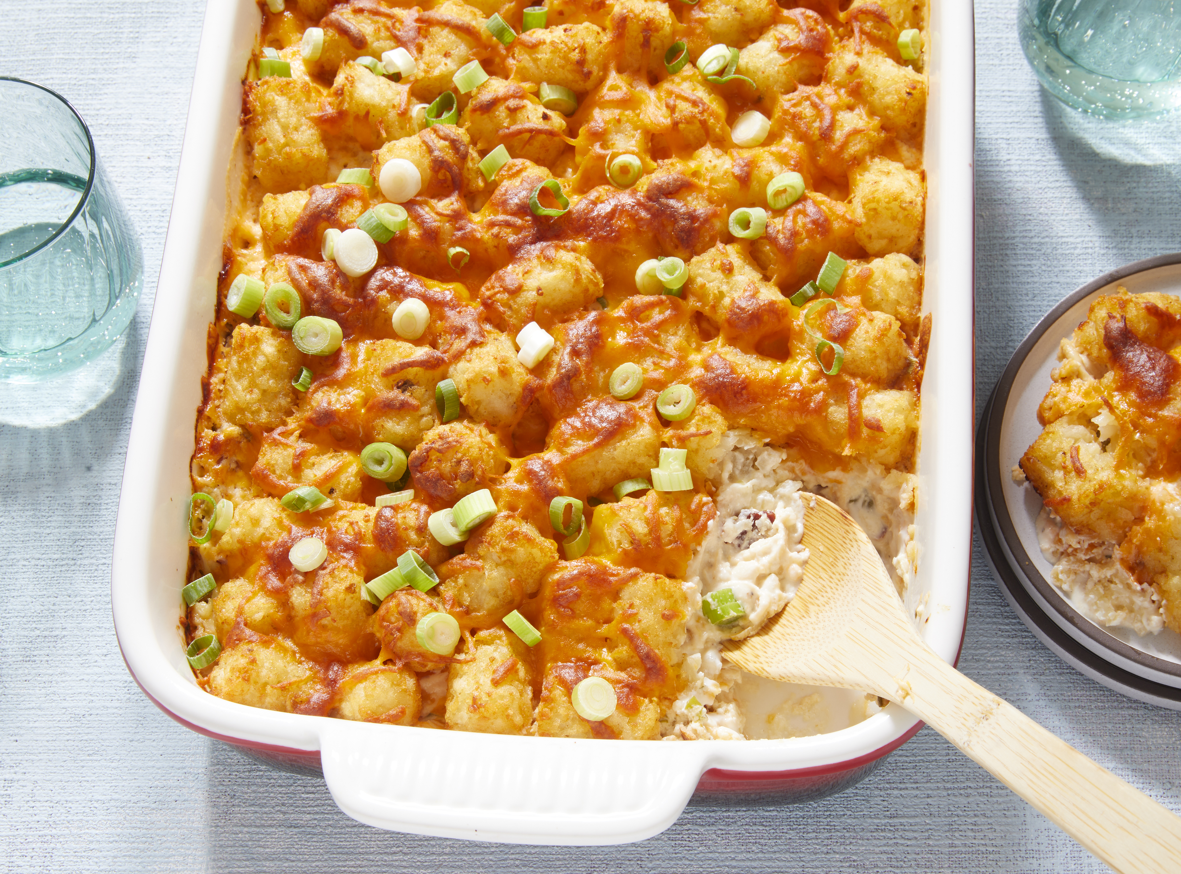 Slow Cooker Tater Tot Casserole - Damn Delicious