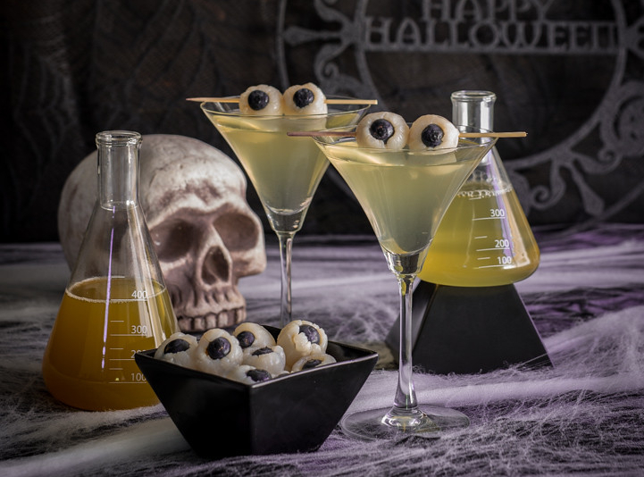 Black Magic Martini - A Spooky Halloween Beverage