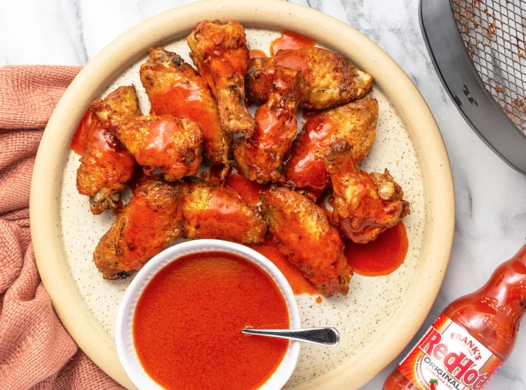 Frozen Chicken Wings in Air Fryer - Paint The Kitchen Red