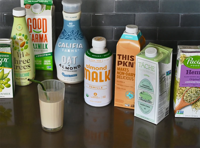 Discounted non-dairy milk alternatives