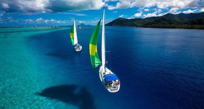 Sailing in Tahiti
