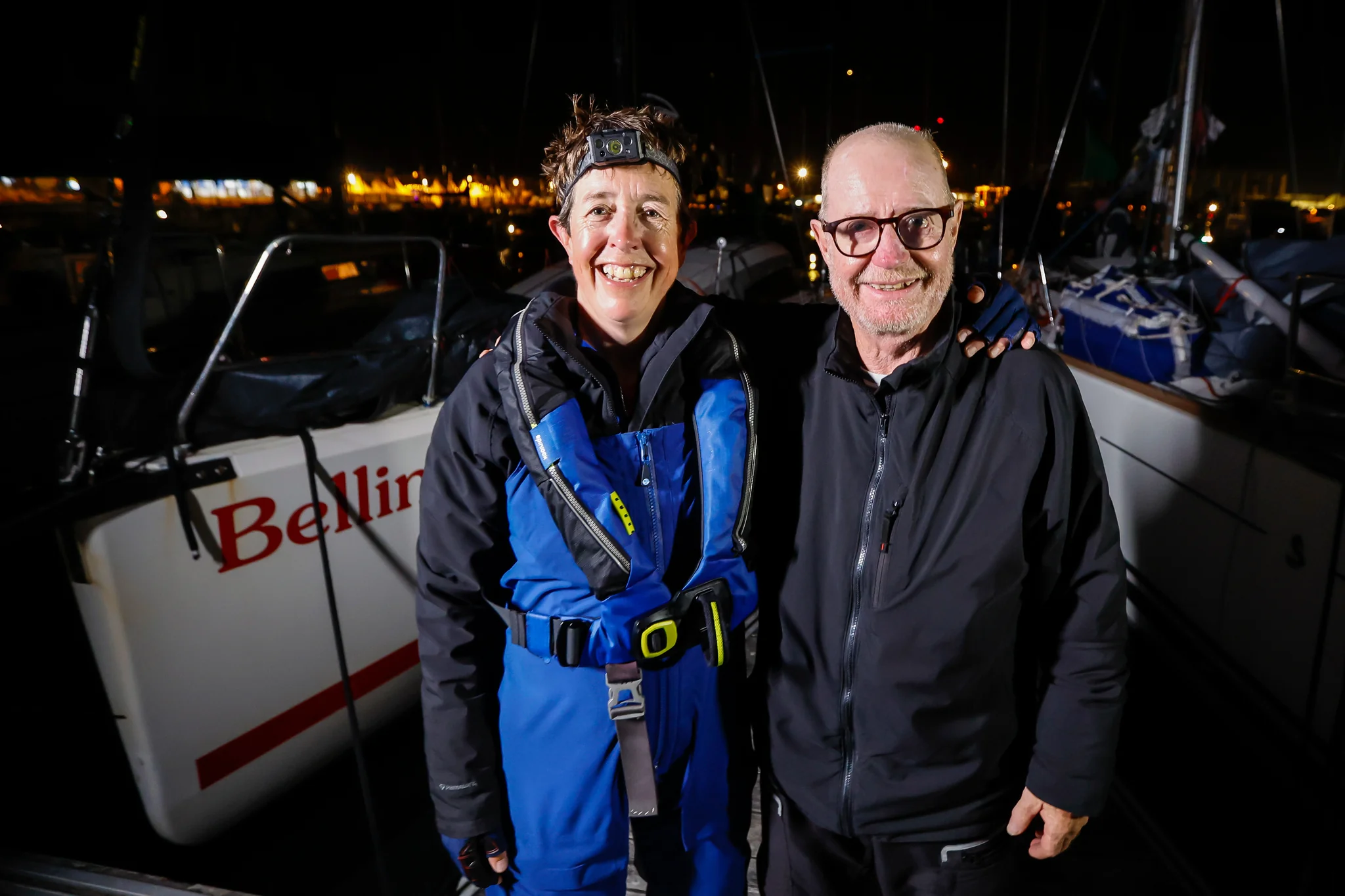 Deborah Fish racing double-handed 