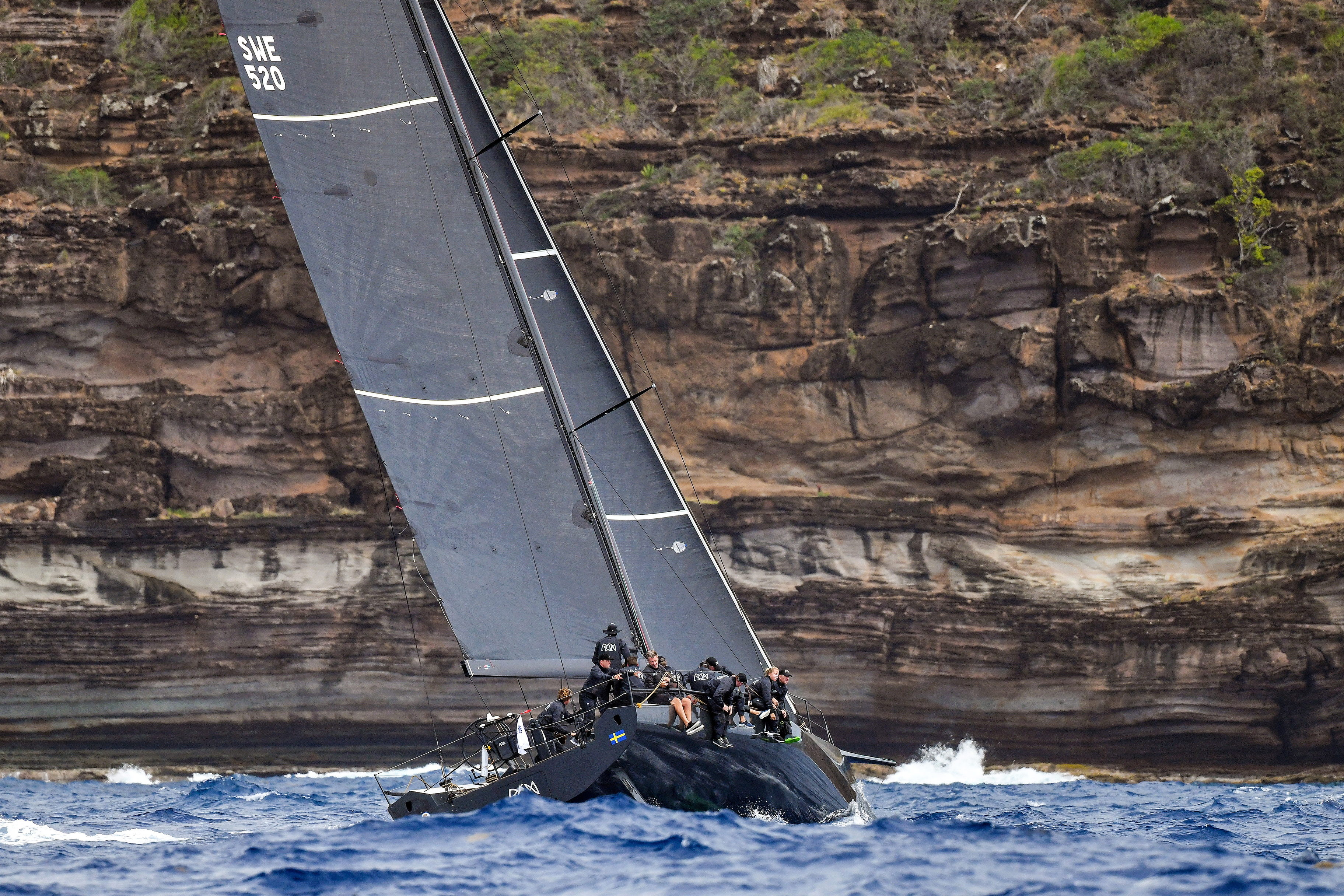 Caribbean 600 2023. Sander Speet starring at the Ran.