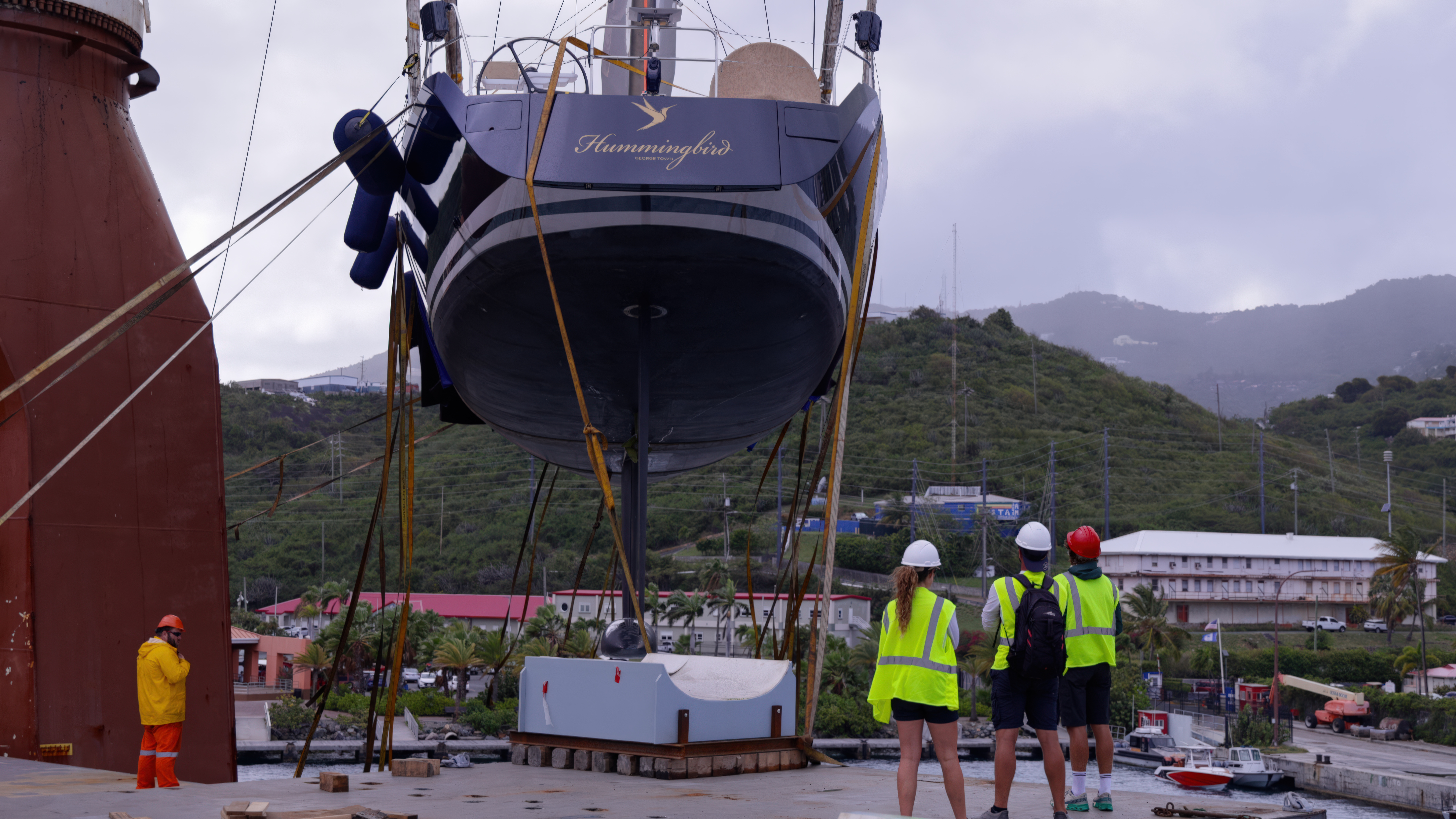 Hummingbird loaded in St. Thomas