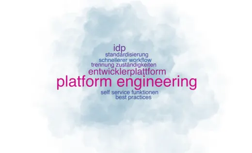 Wann ist Platform Engineering sinnvoll? Wortwolke