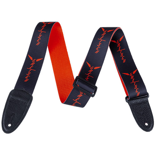 Gretsch Wings Strap - Orange/Grey