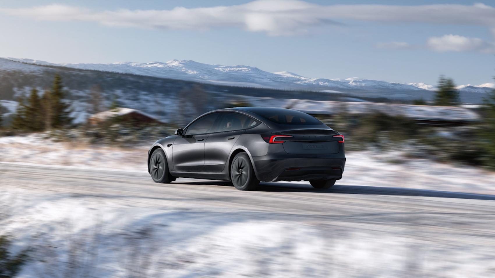 Nya Model 3 Standard prispressas rejält. (Foto: Tesla)