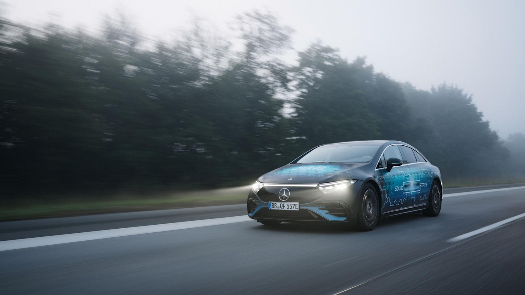 Vanliga EQS har en räckvidd på dryga 80 mil. (Foto:Mercedes-Benz)