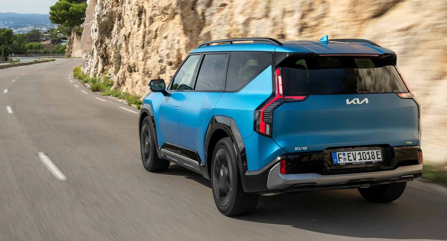 Kia EV9 är rymlig som få. (Foto: Kia)