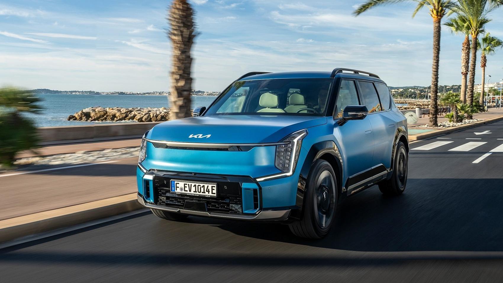 Kia EV9 är koreanernas flaggskepp. (Foto: Kia)