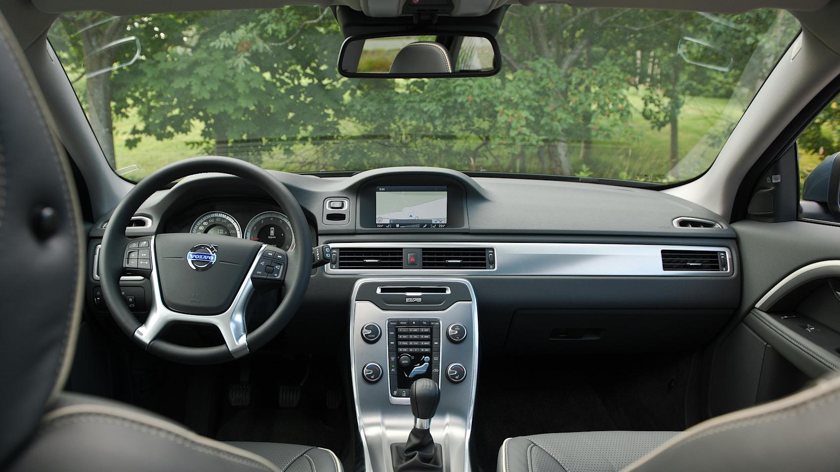 Interiören i V70 kan fås i en rad olika utföranden. (Foto: Volvo Cars)