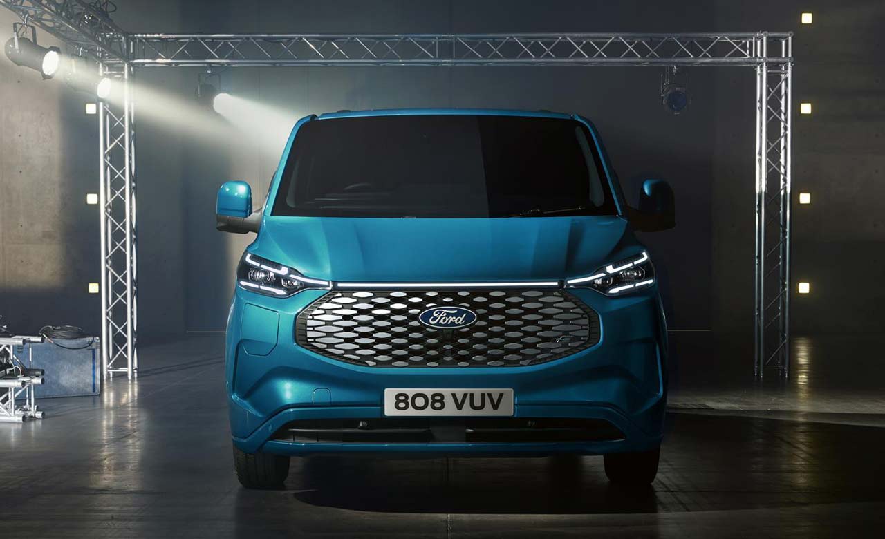 Ford pro unveils all-new electric transit e-custom medium van