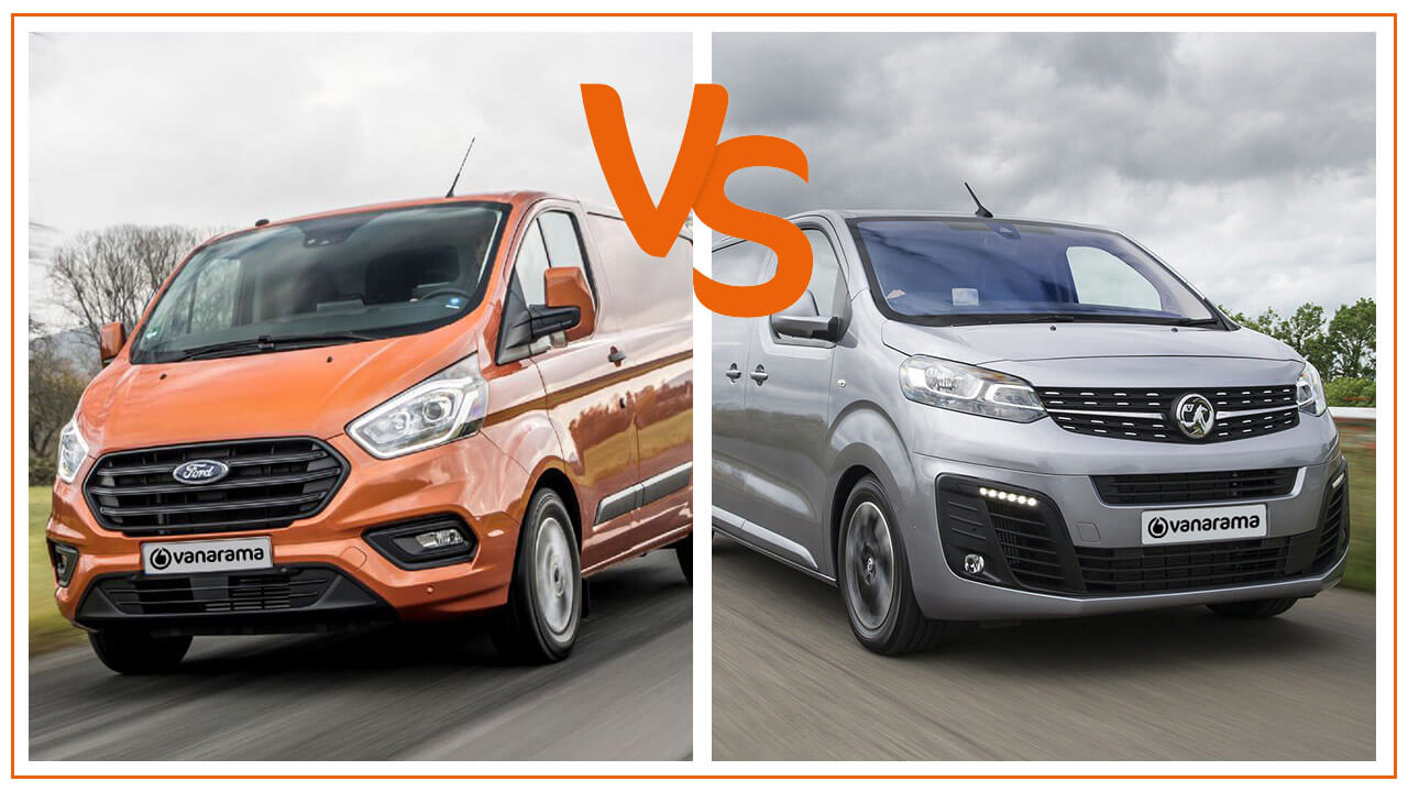 Vauxhall vivaro vs ford transit custom - medium van comparison