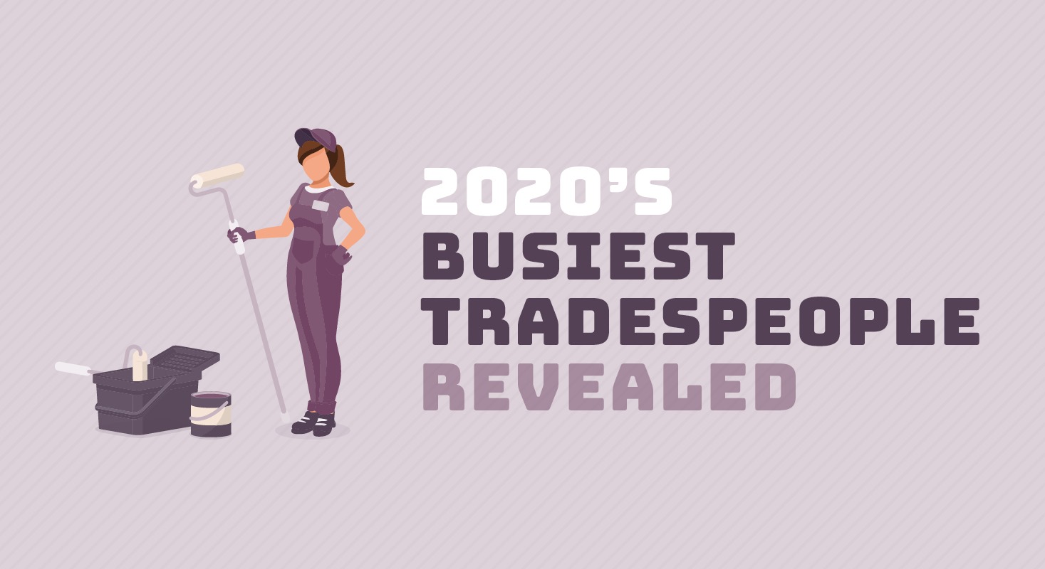 Which tradespeople were the busiest in 2020?