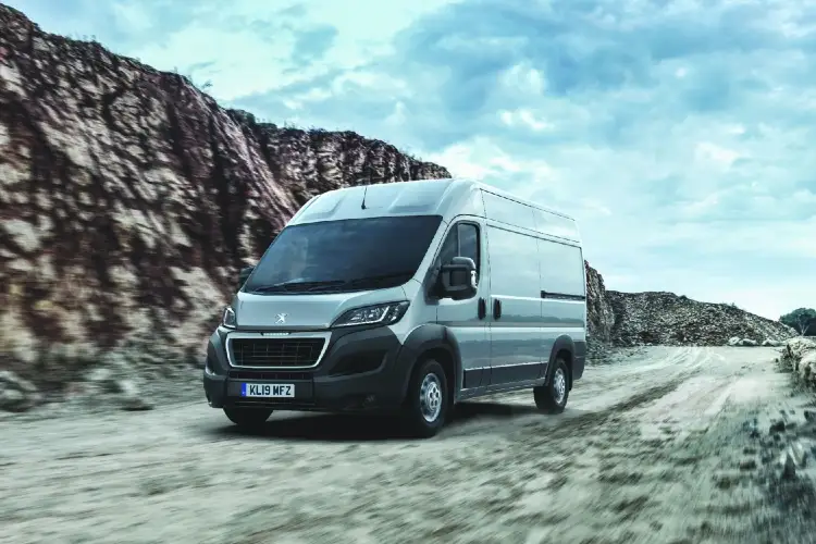 Peugeot boxer top 5 large vans by mpg