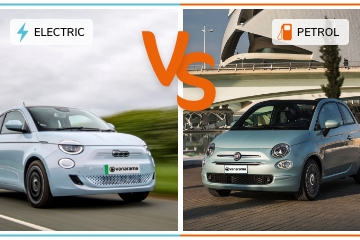 Fiat 500e electric vs. fiat 500 