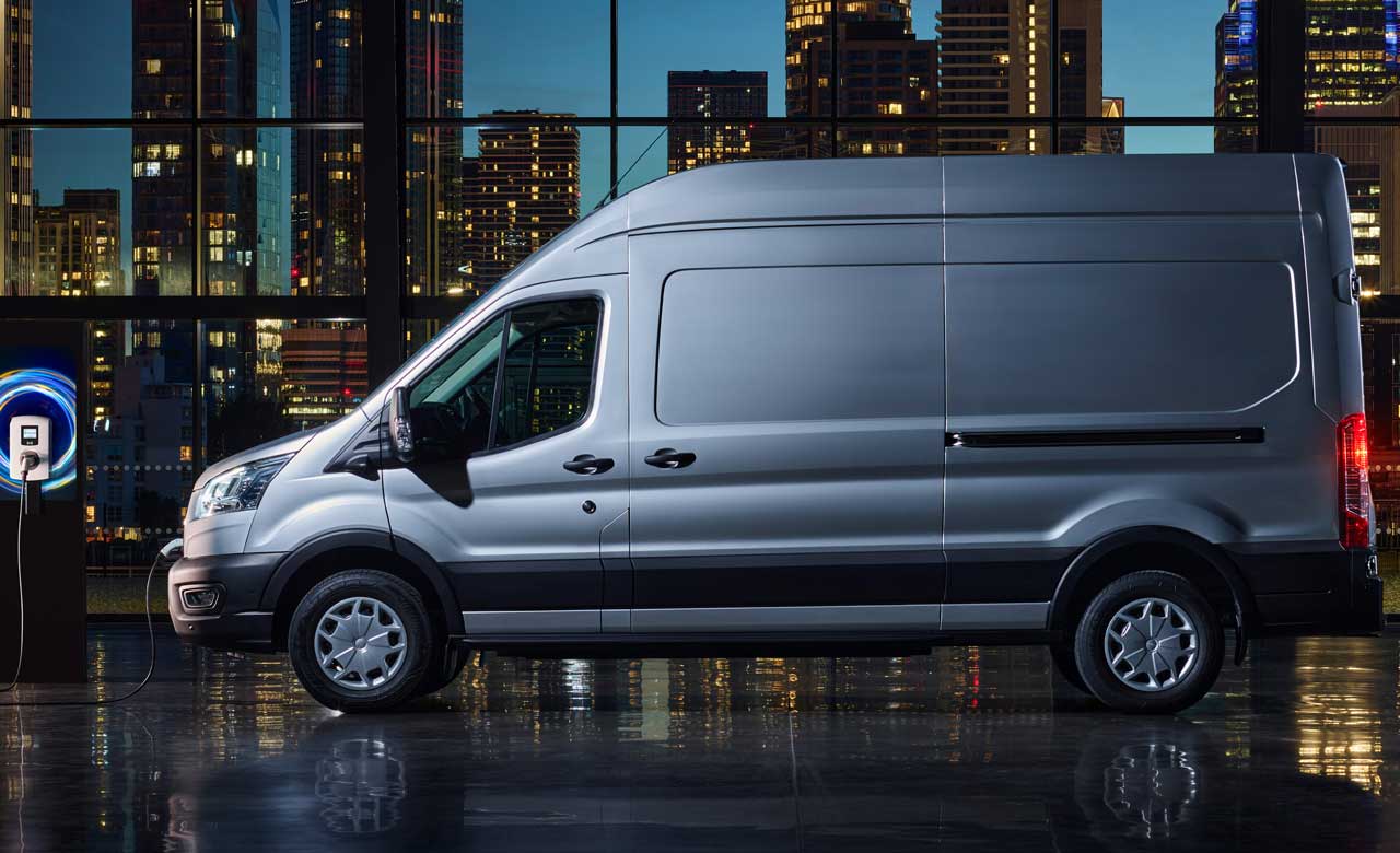 The ford e-transit in detail