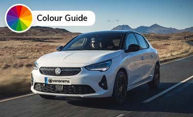 Vauxhall corsa colour guide