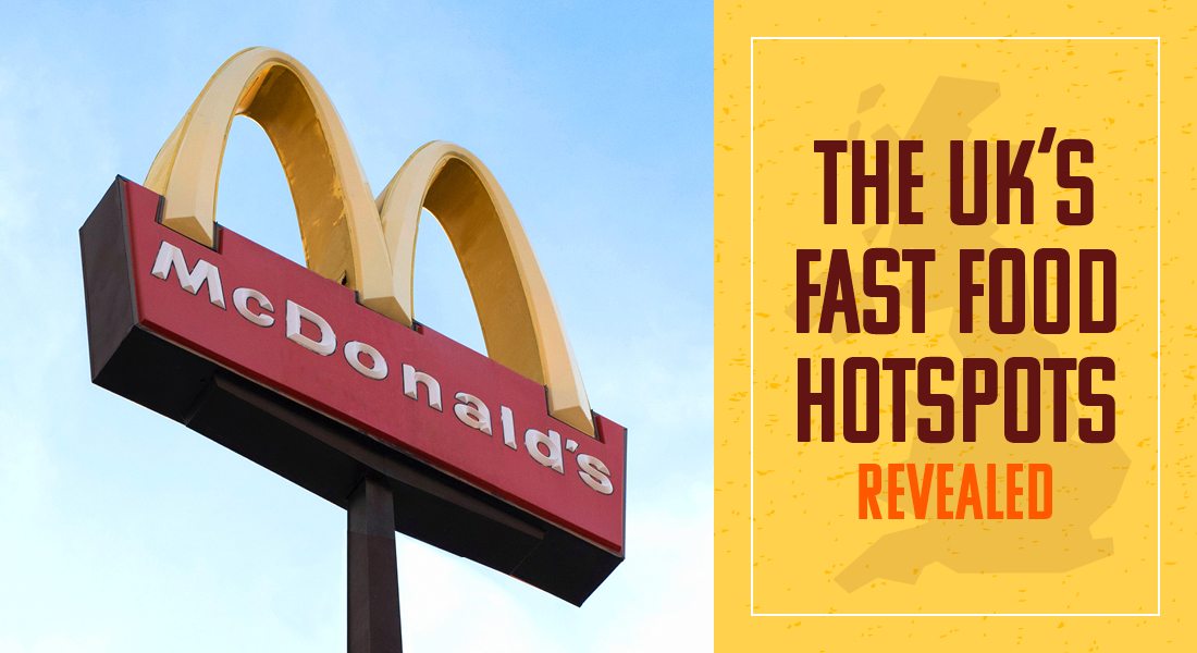 Britain's fast food hotspots revealed