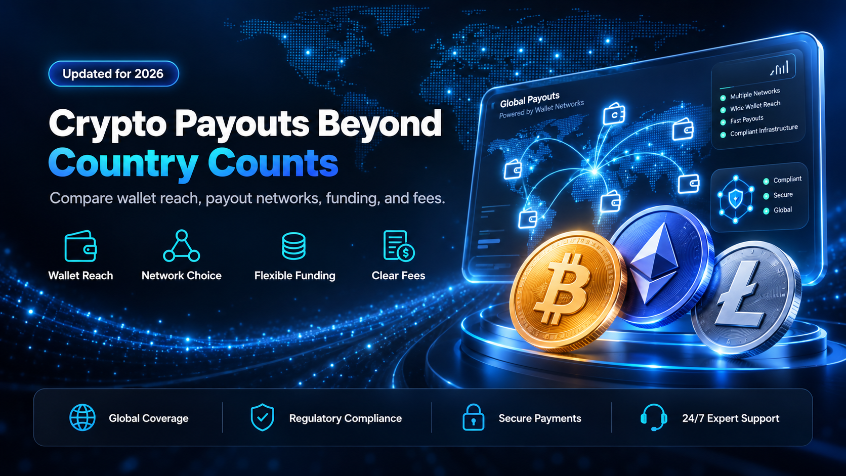 Best crypto payment gateway for payout country coverage