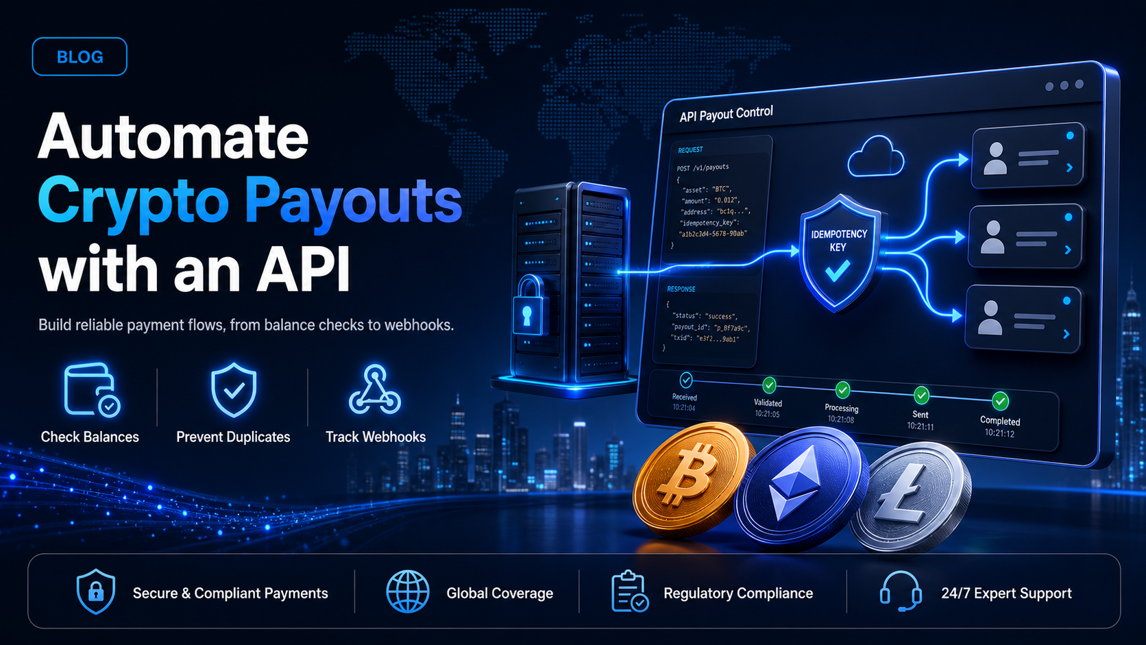 How to automate stablecoins or crypto payouts with a crypto payout API