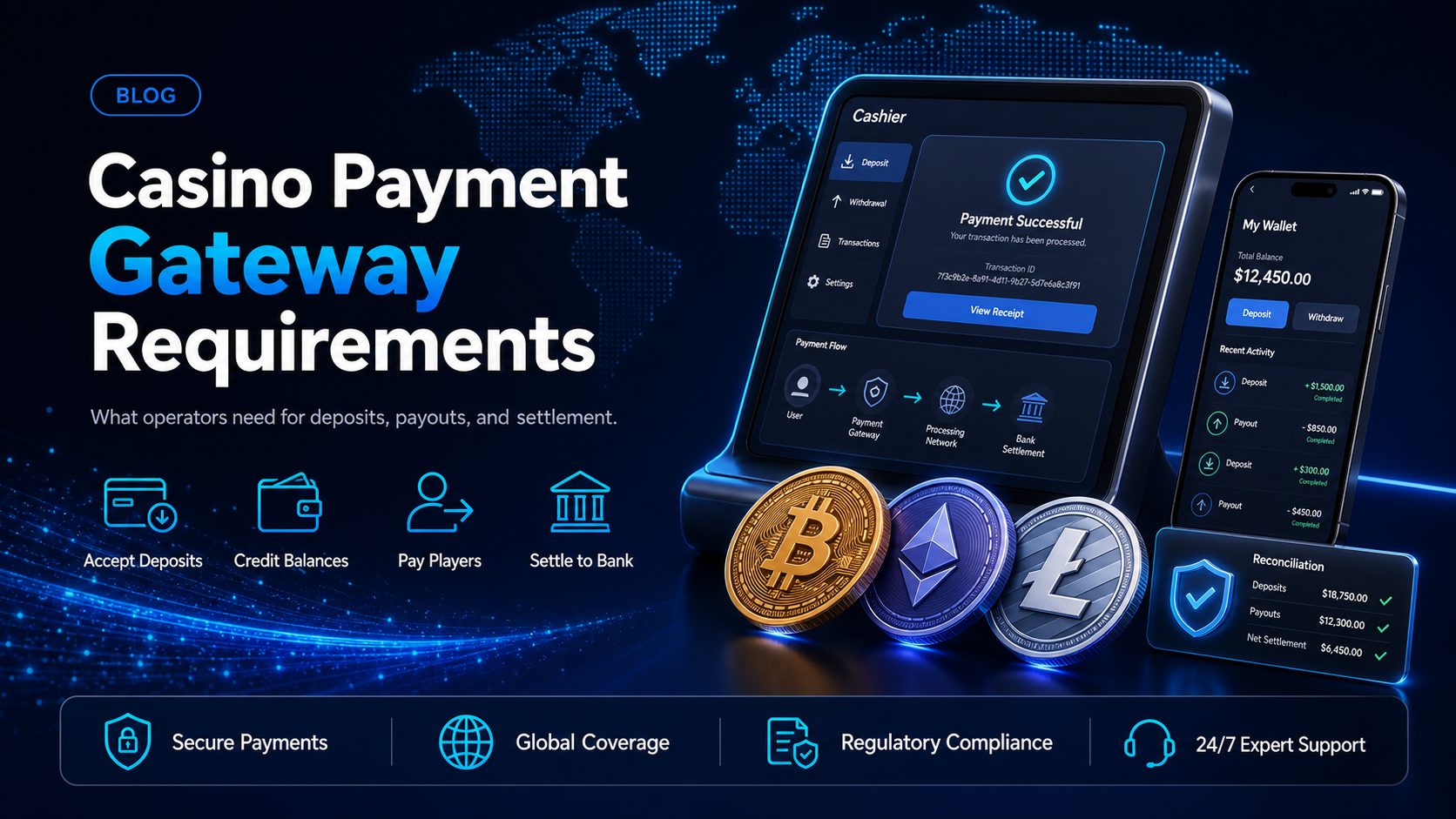 Online casino payment gateway requirements