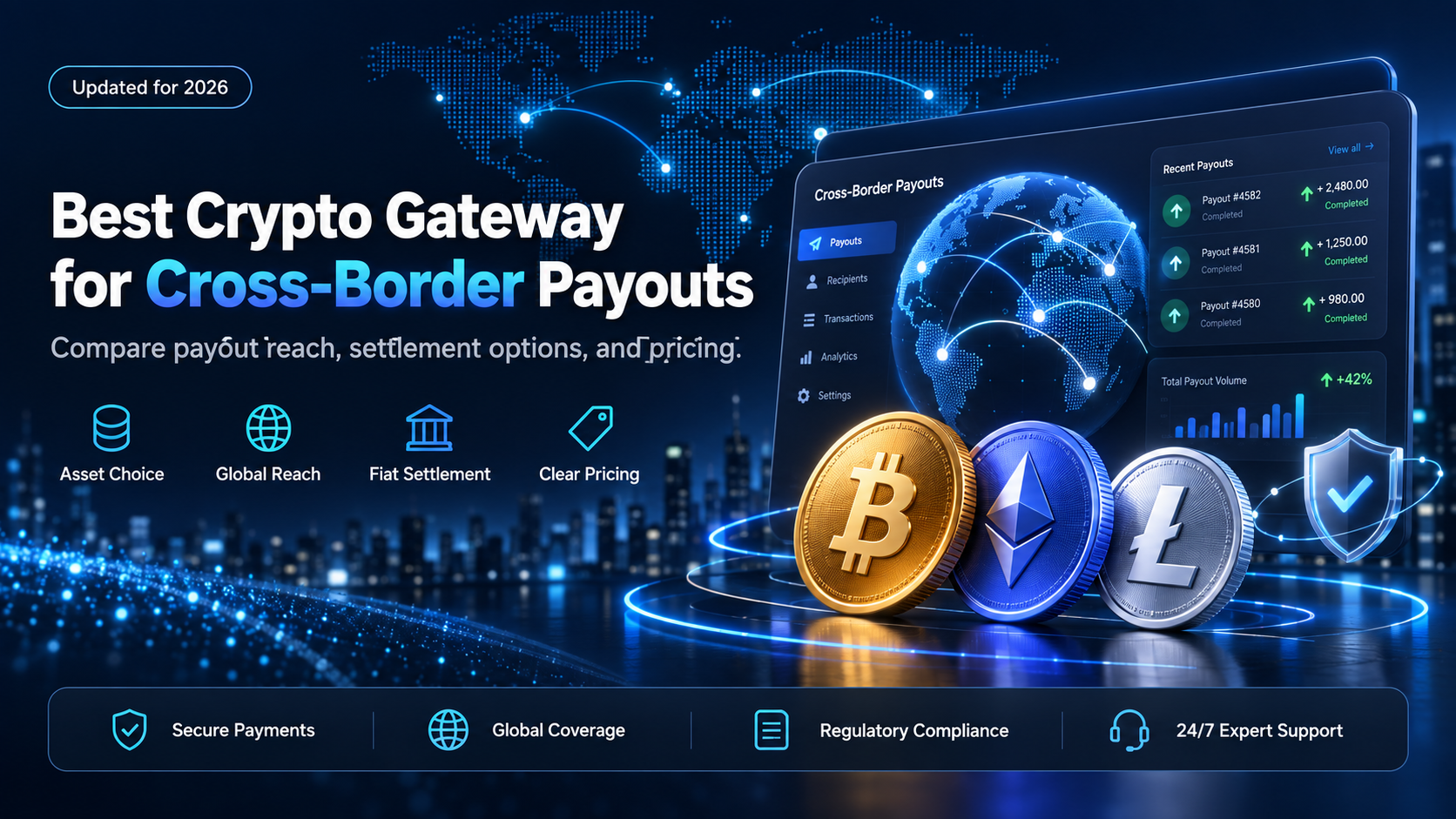 Best crypto payment gateway for cross-border payouts