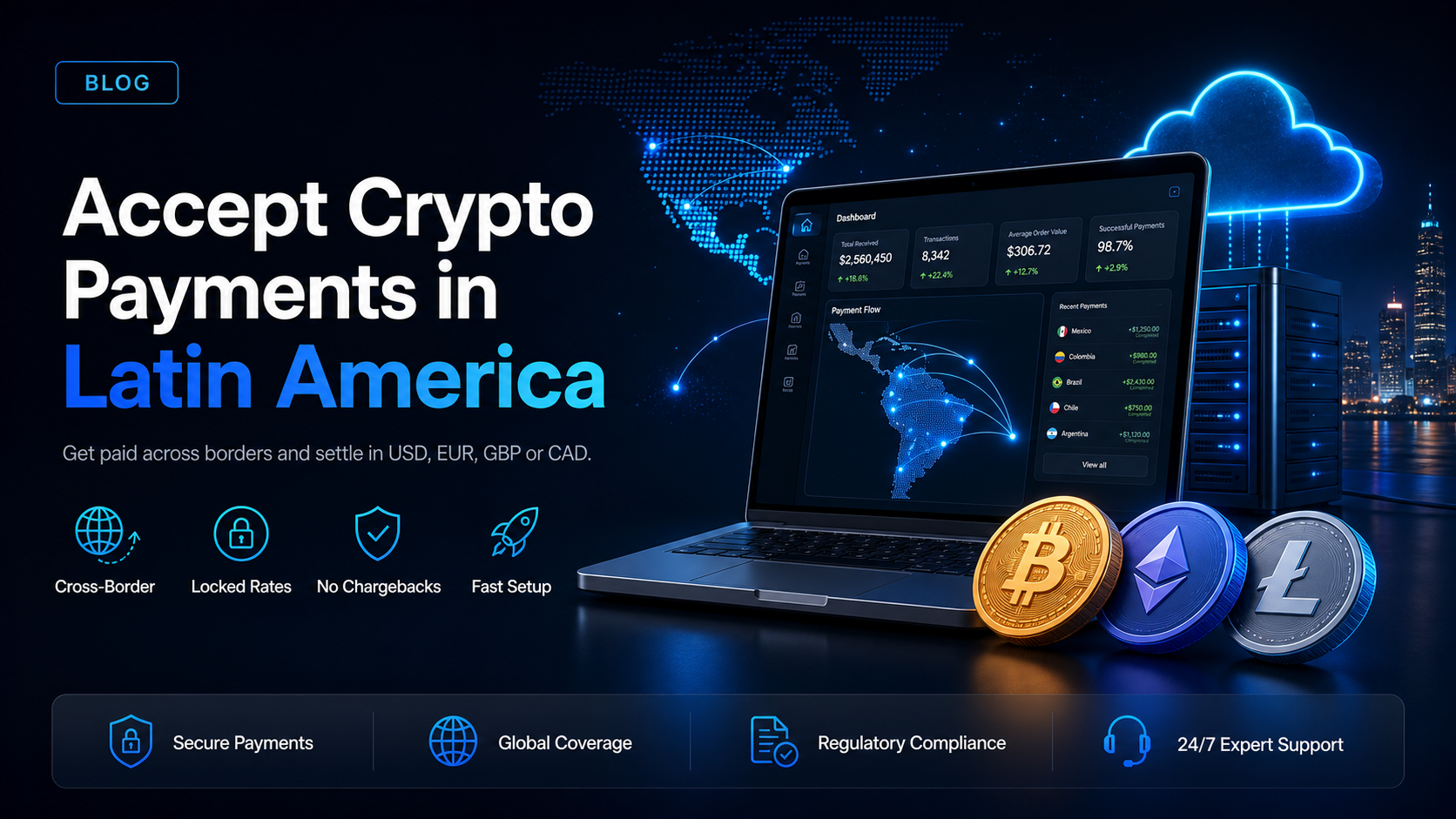 How to accept crypto payments in Latin America