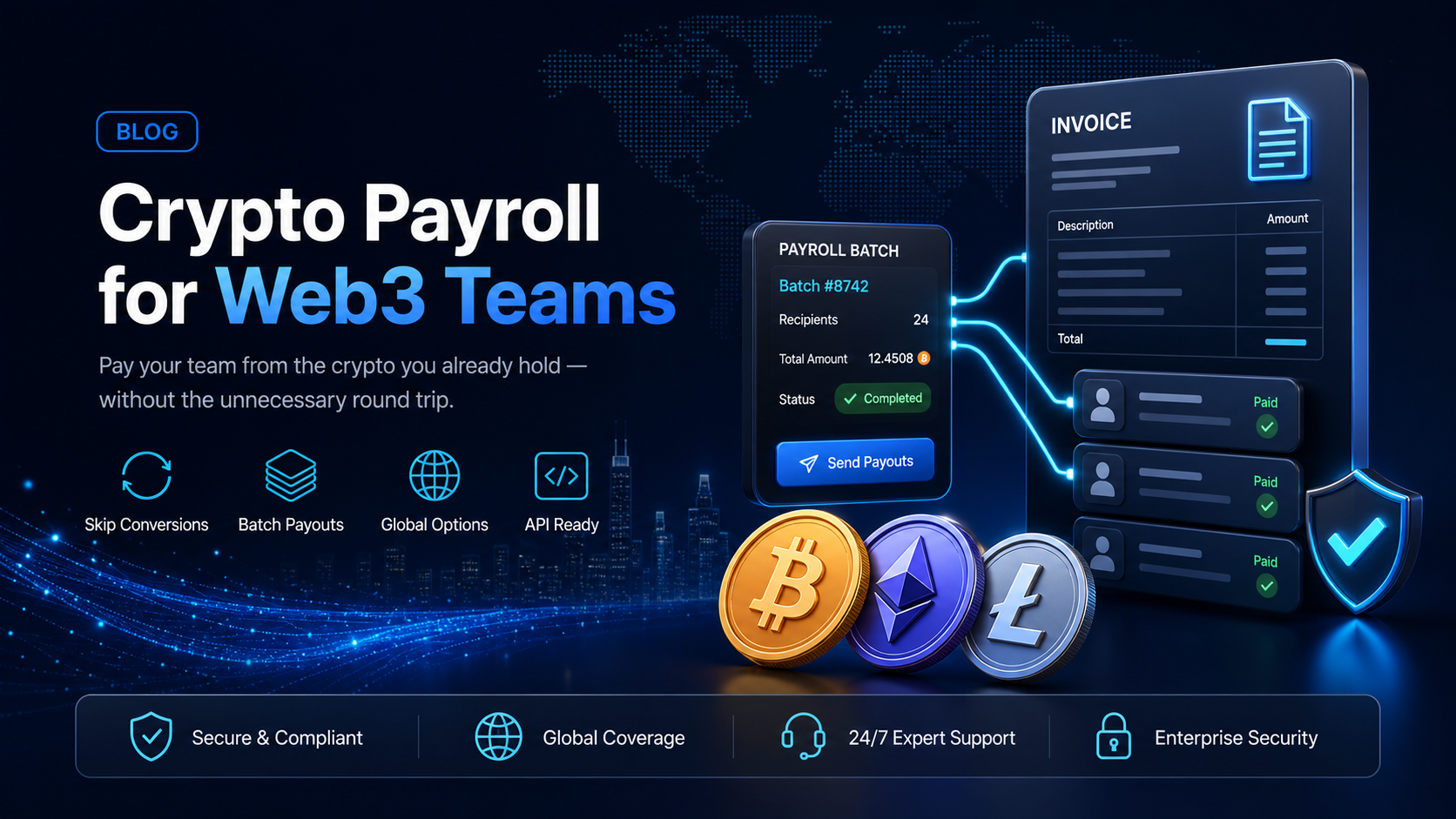 Crypto payroll for crypto and Web3 companies