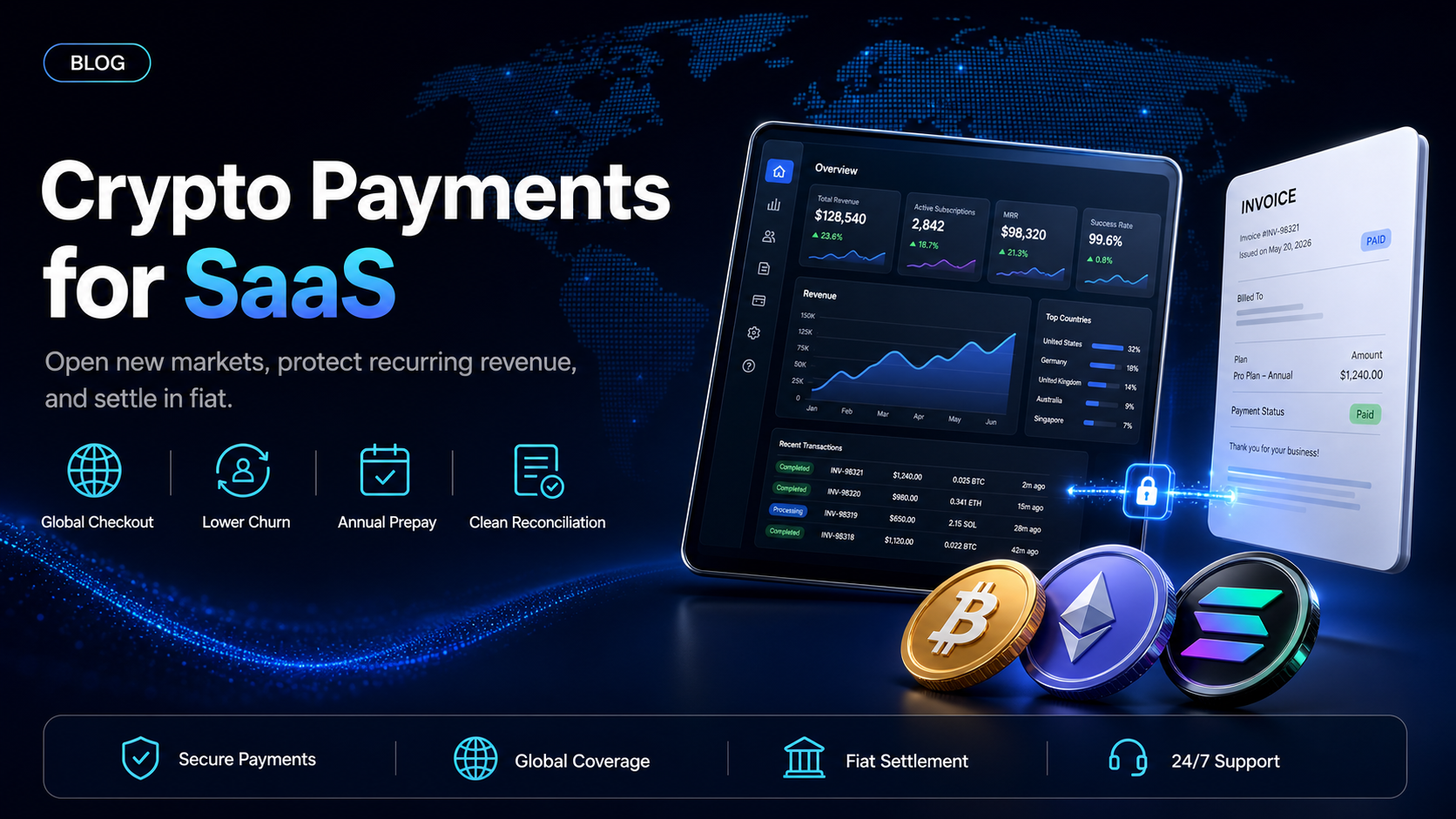 Crypto payments for SaaS: a 2026 guide for founders