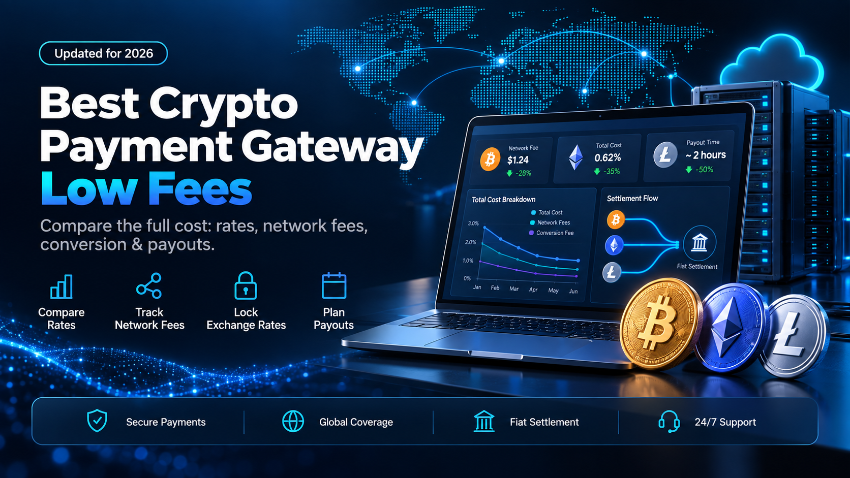 Best crypto payment gateway for low fees