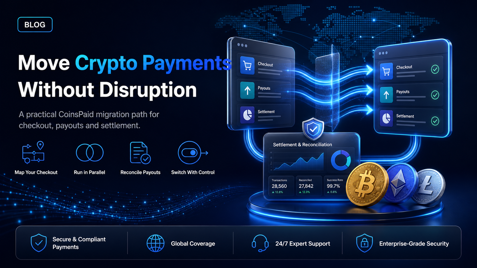 CoinsPaid alternative: how to migrate stablecoins or crypto payments to EukaPay