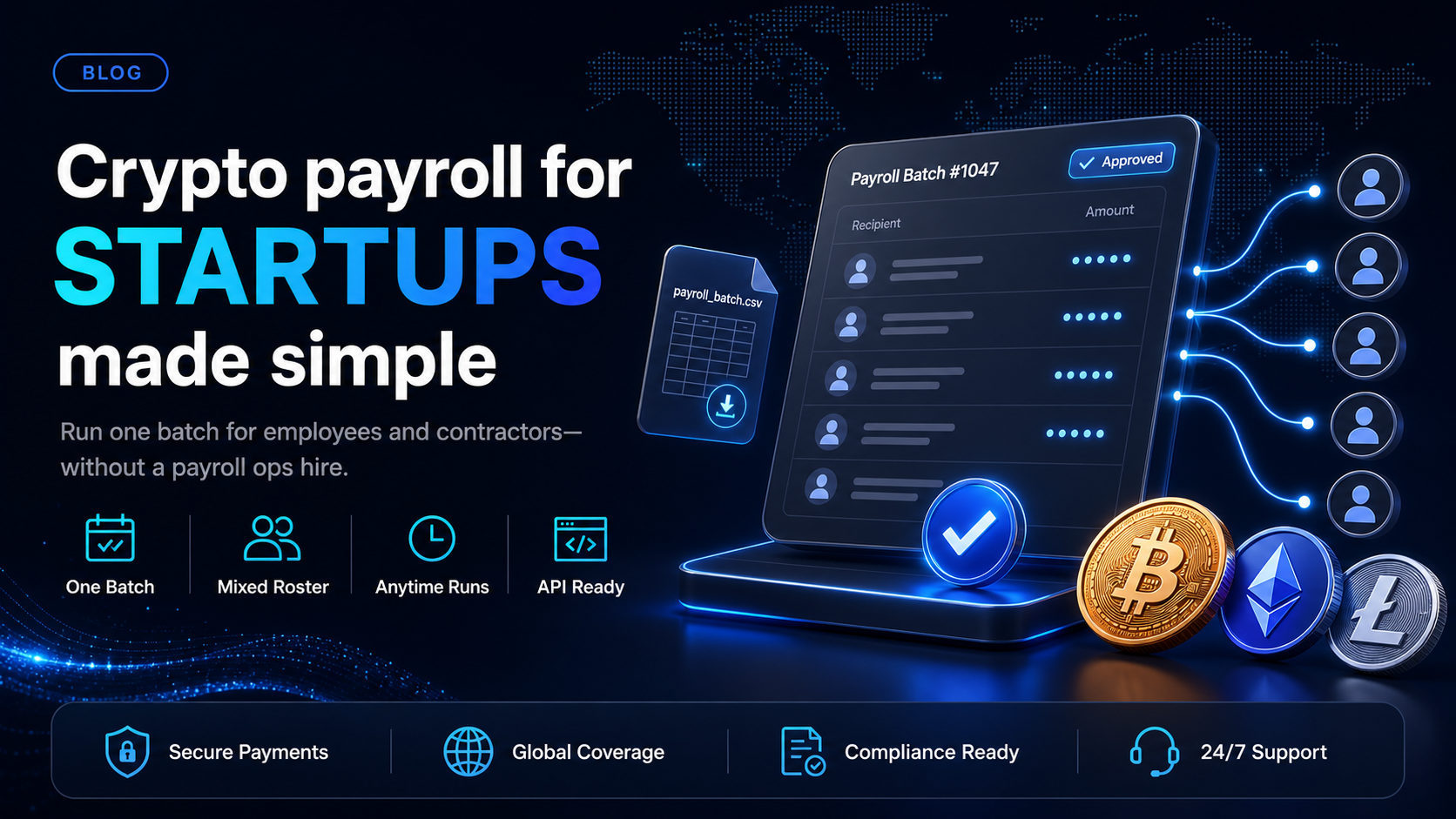 Crypto payroll for startups