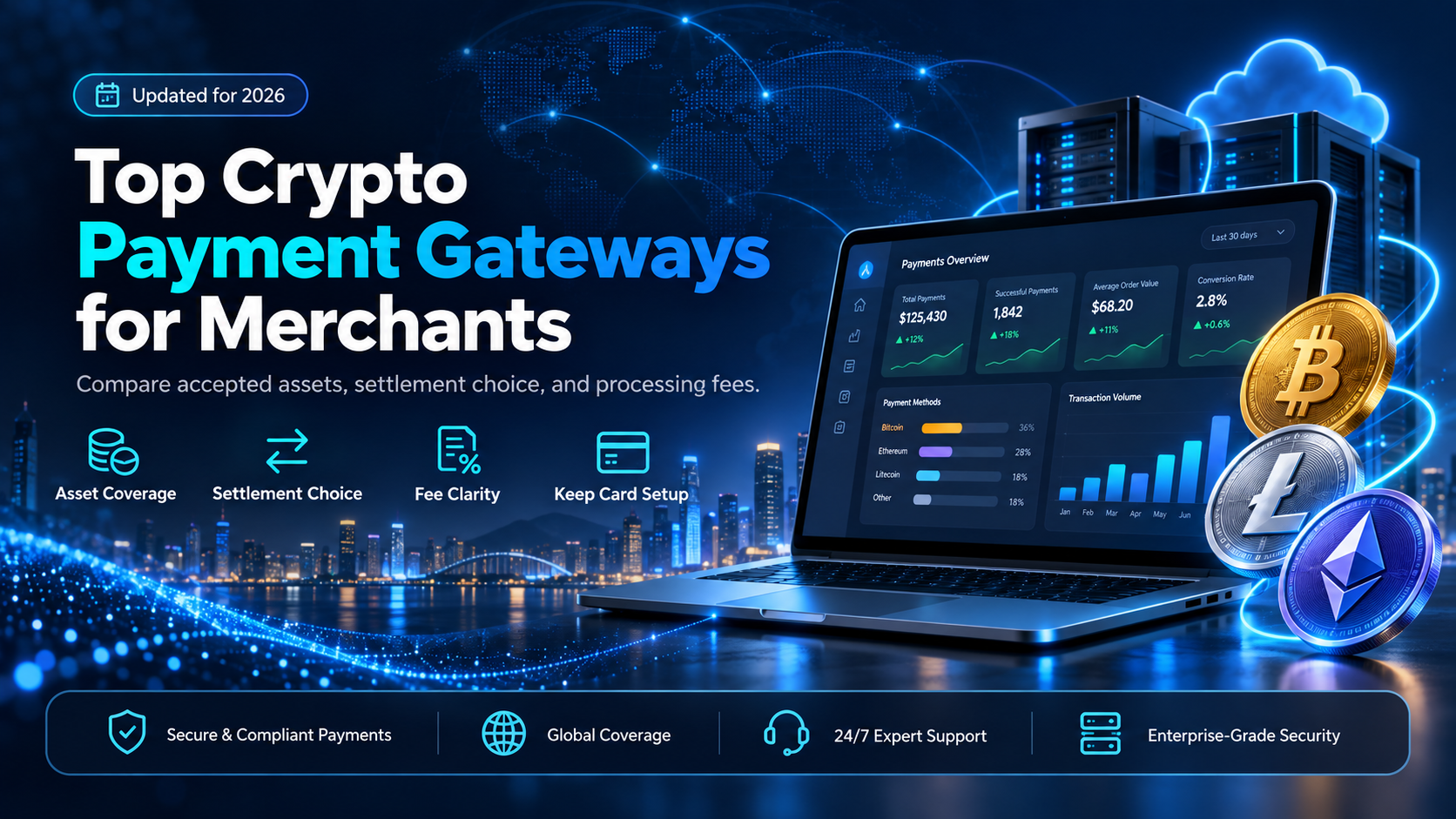 Top cryptocurrency payment gateways for merchants