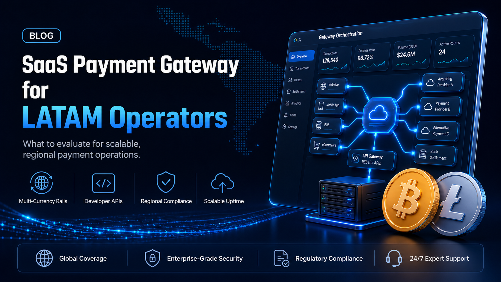 SaaS payment gateway for a Latin American operator: what to evaluate