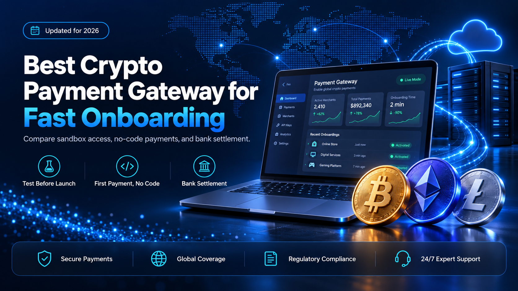 Best crypto payment gateway for fast merchant onboarding