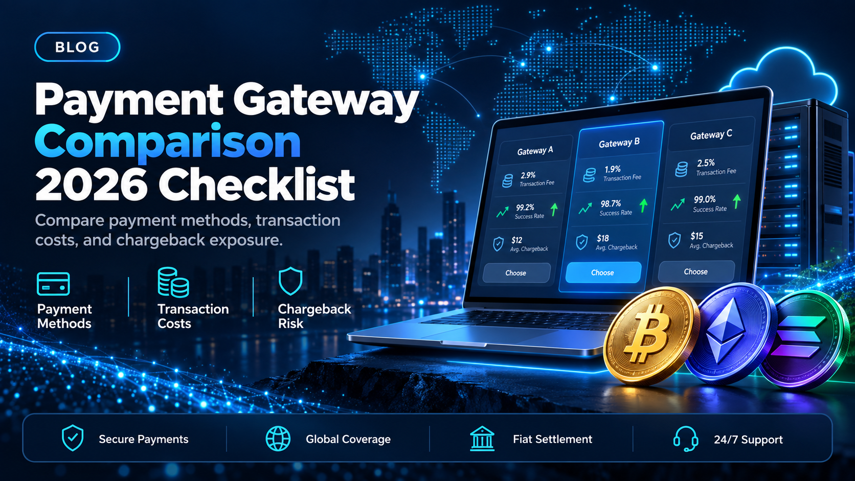 Payment gateway comparison: a 2026 checklist for business buyers