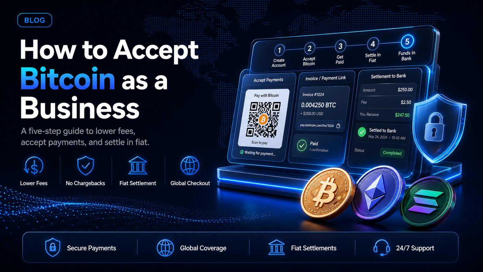 How to accept bitcoin as a business
