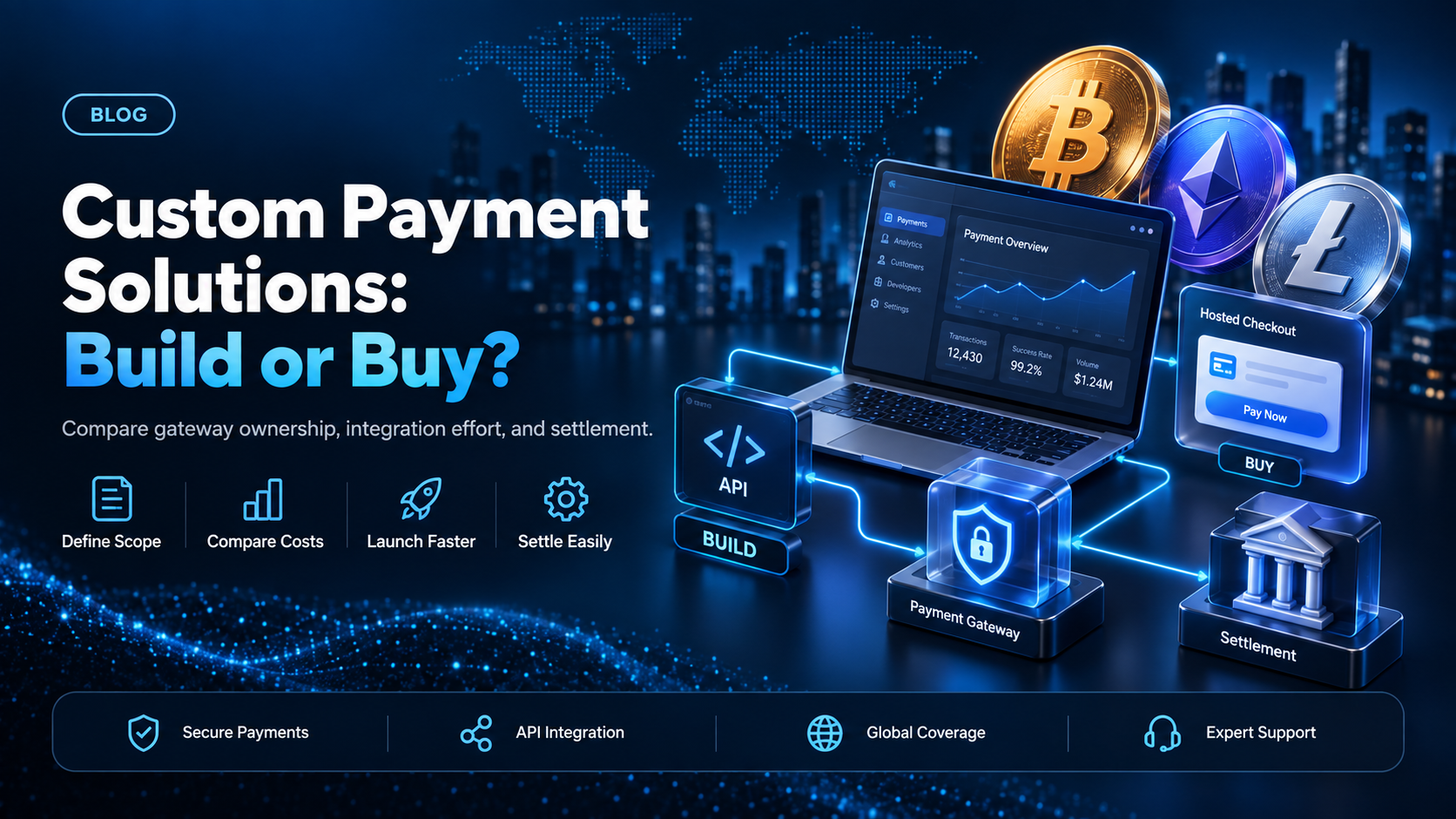 Custom payment solutions: when to build and when to buy