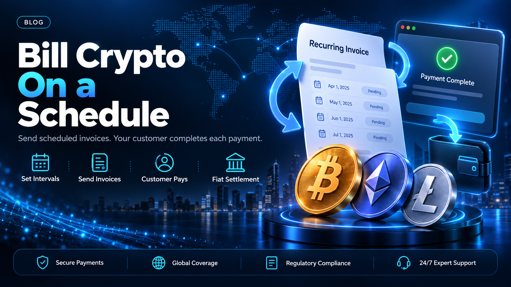 Recurring crypto payments: how to bill on a schedule