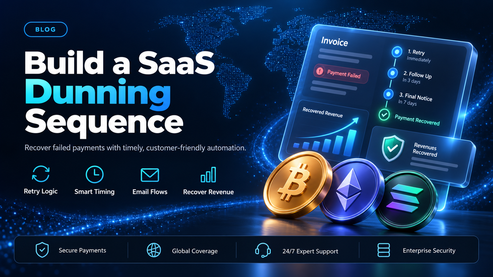 SaaS dunning sequence design that recovers failed renewals