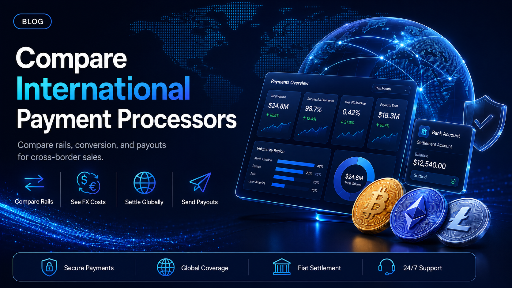 International payment processors and how they differ