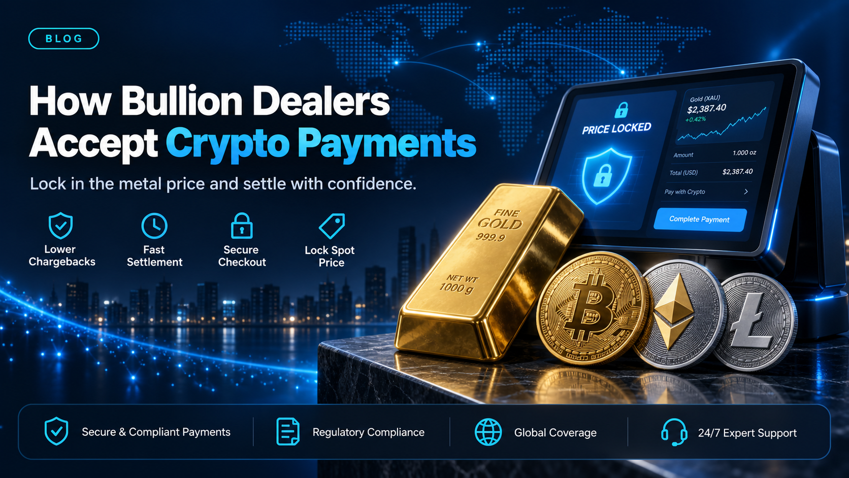 How precious metals and bullion dealers accept stablecoin payments