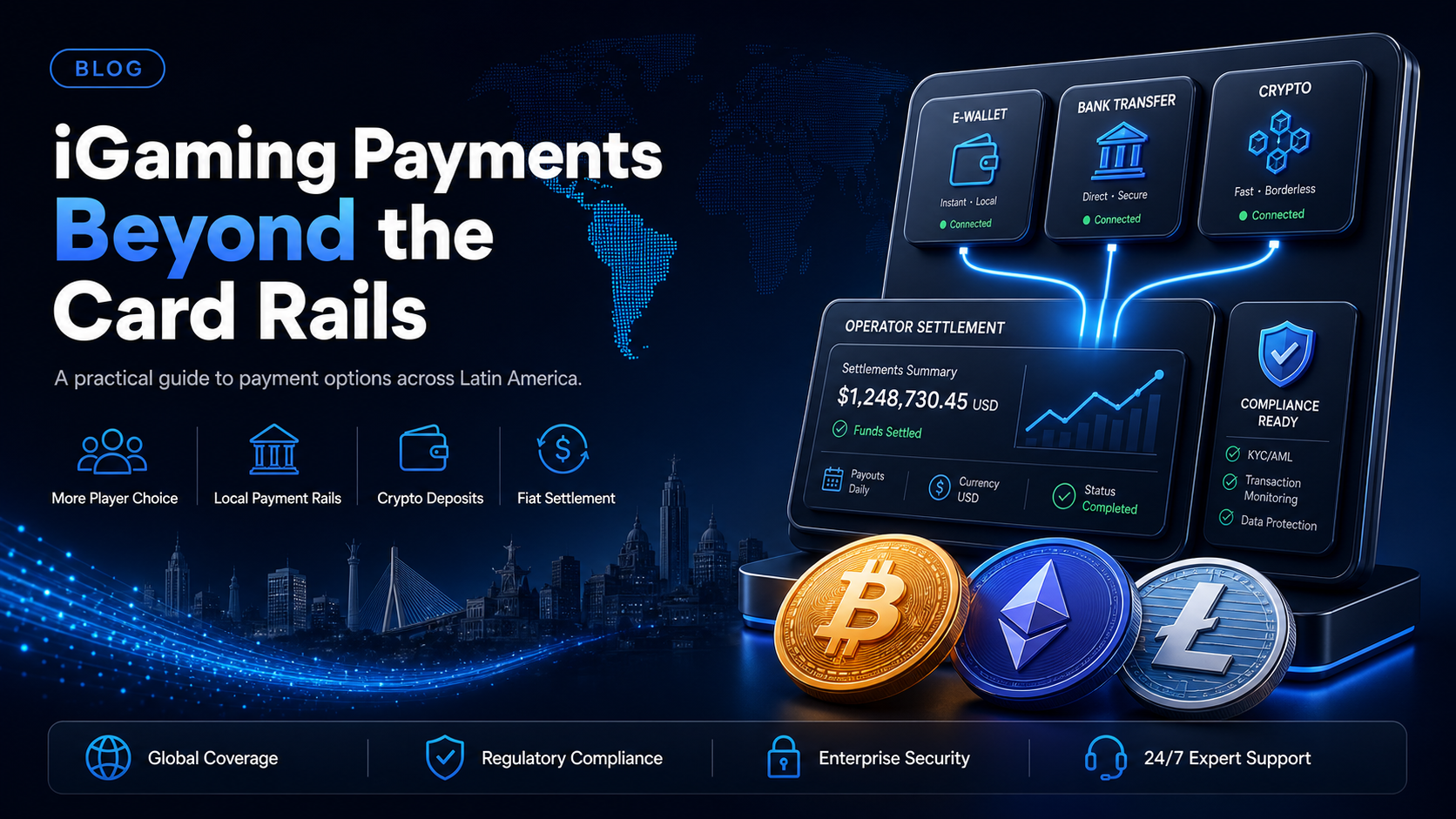 iGaming alternative payment solution for a Latin American operator