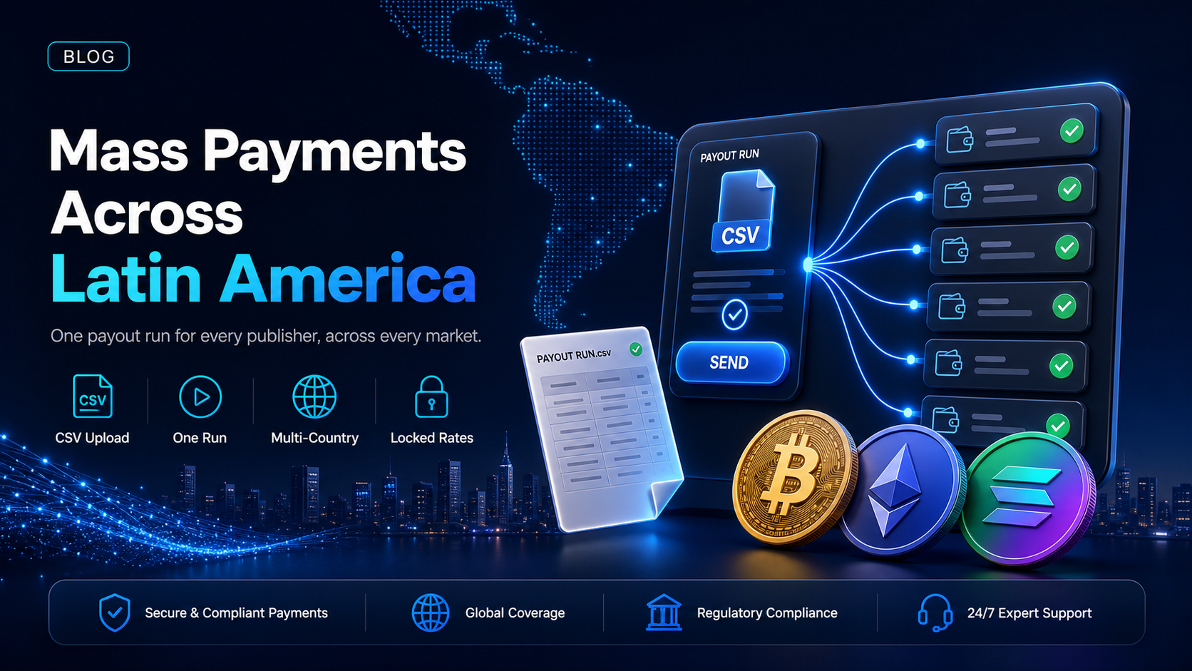 Mass payments for a Latin American network operator