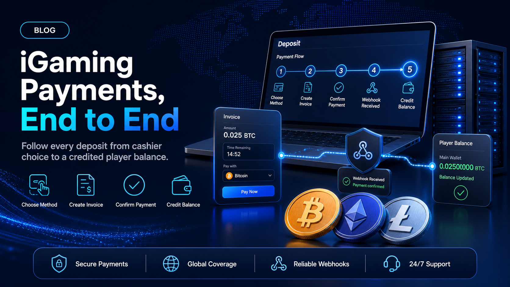iGaming online payment: the deposit flow end to end