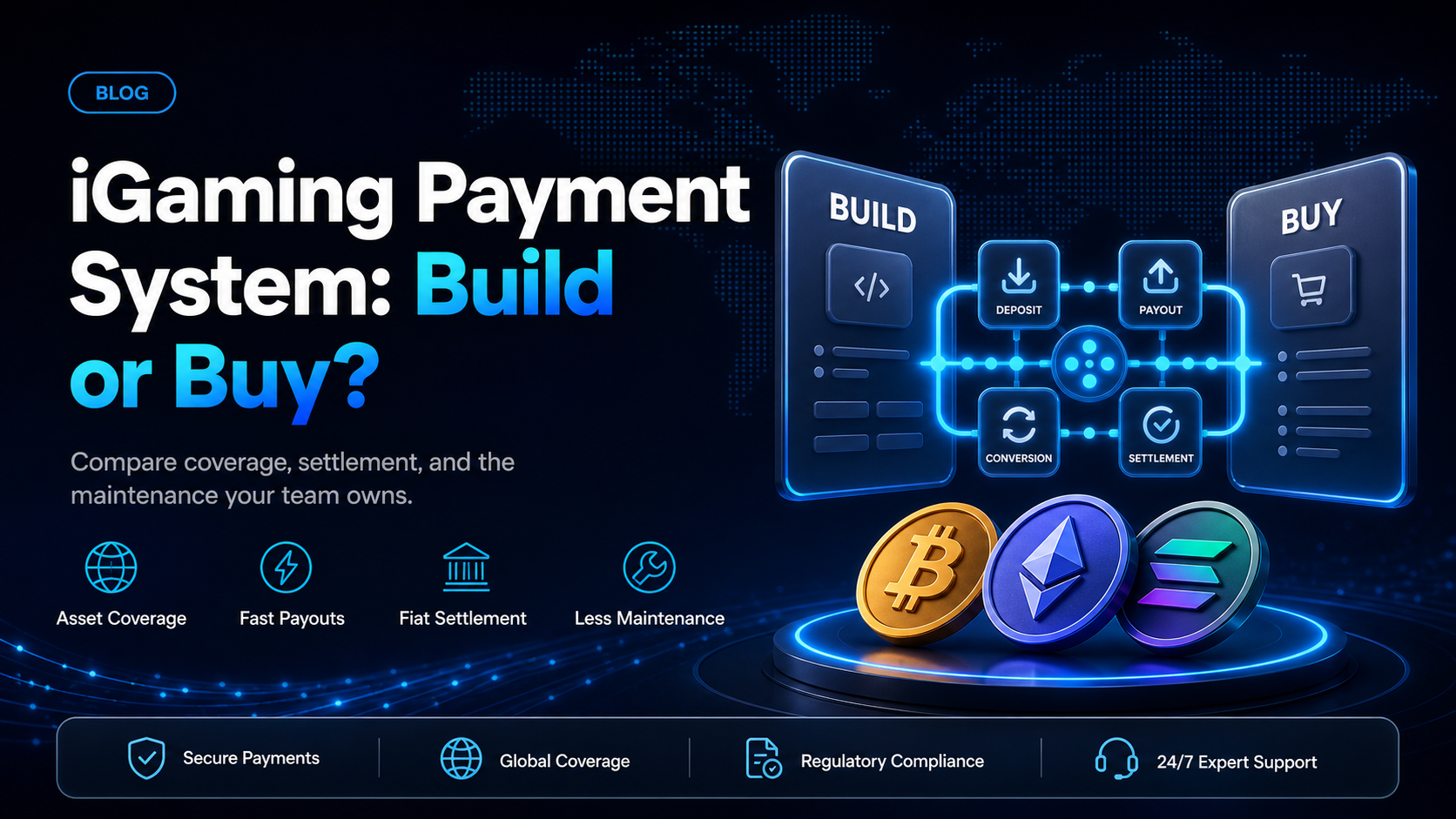 iGaming payment system: build or buy for stablecoins or crypto